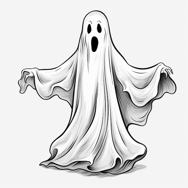 Photo funny halloween apparitions comical ghosts