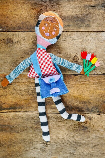 Funny handmade doll