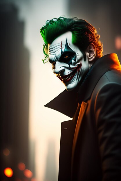 Photo funny joker image generated ai