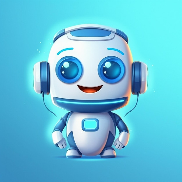 Funny Little Avatar for a Helpful Bot Assistant