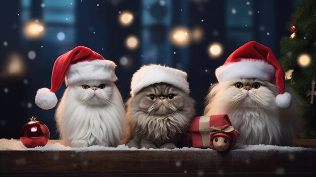 Funny pets for Christmas