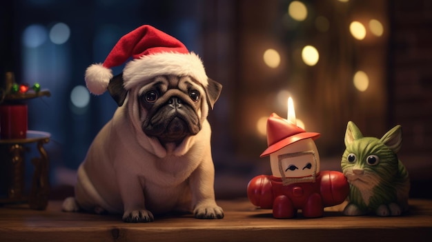 Funny pets for Christmas