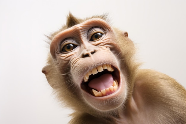 funny photos of monkeys taking selfies