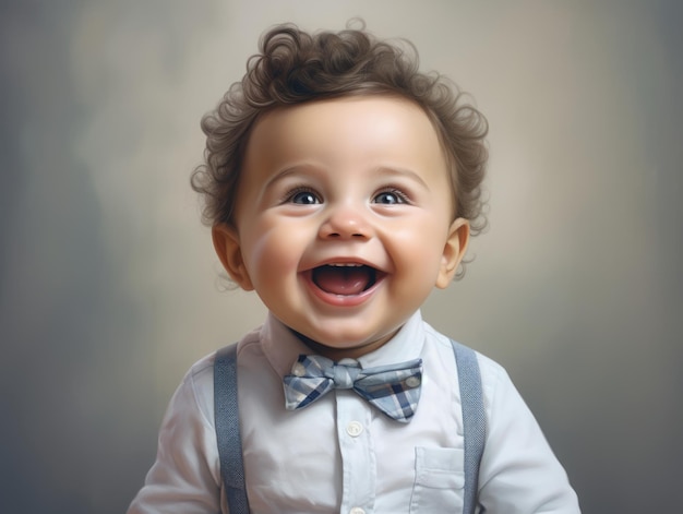 funny smiling baby face