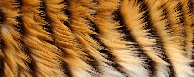 The fur is orange and white