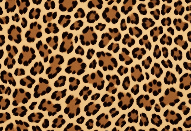 the fur of a leopard