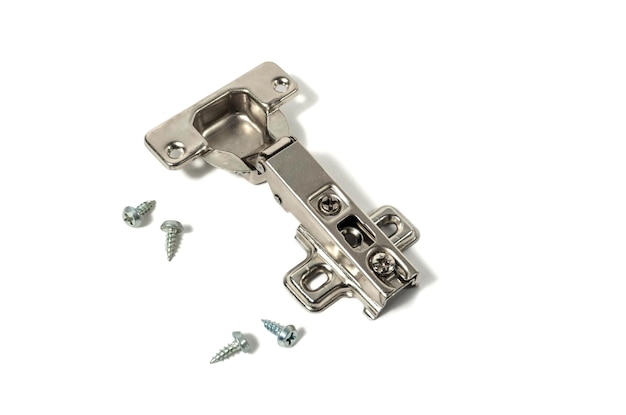 Furniture canopy on white background furniture fittings furniture hinge closeup