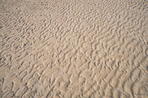 Photo furrow sand ground