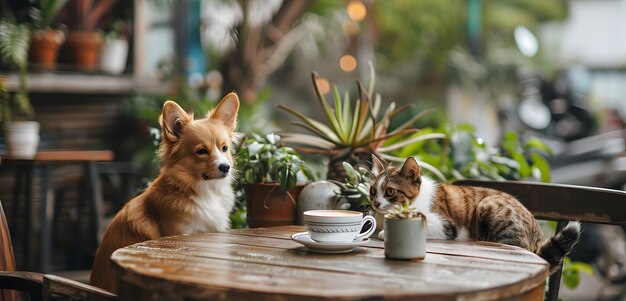 Photo furry friends haven where pets and people unite