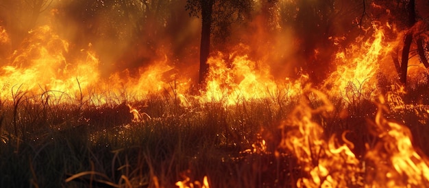 Photo fury of the elements wildfire unleashed