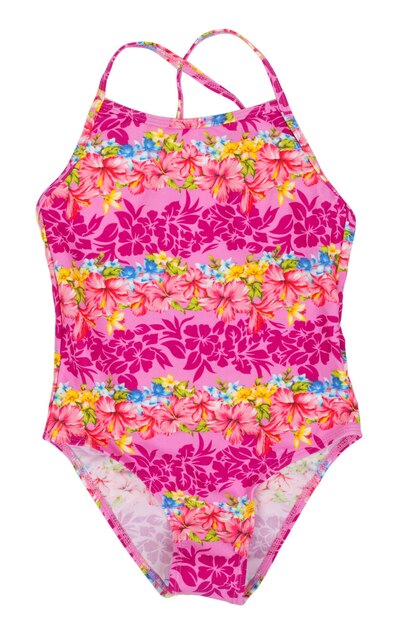 Photo fused colored swimsuit