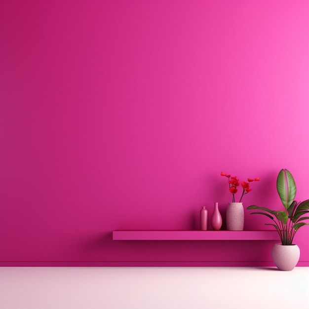 fushia Minimalist wallpaper