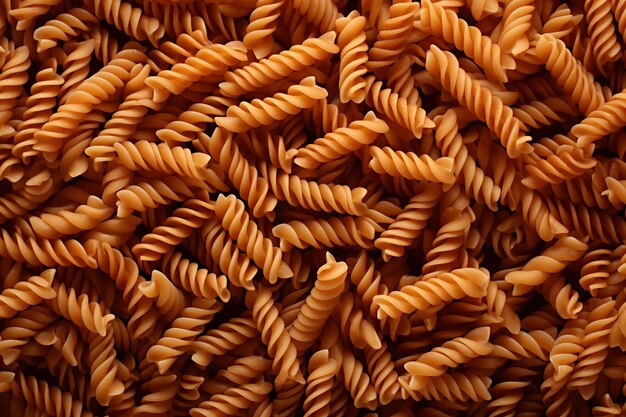 Foto foto di fusilli fresco