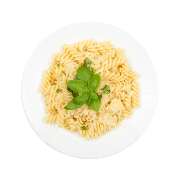 Fusilli Spirale Pasta Al Dente met Parmigiano Reggiano