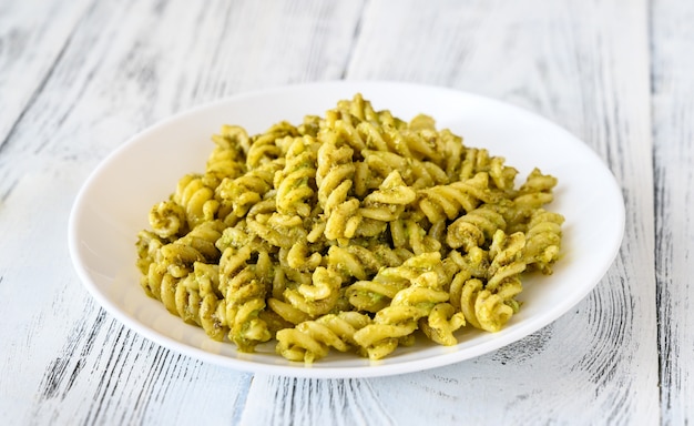 Fusilli al pesto