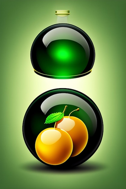 A Fusion of 3D Fruit Vegas Icons Tasty Rendered Food Glossy Emotions and Iconic Flavors