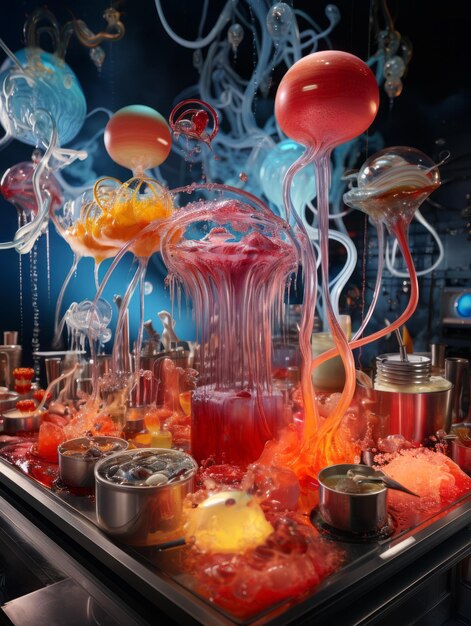 The Fusion of Molecular Gastronomy and Enigmatic Cryptids Unveiling a Visual Spectacle with Vortex