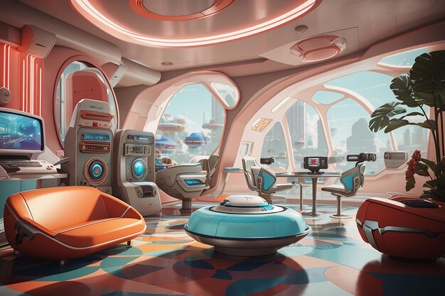 Premium Photo  A Fusion of Nostalgia and Innovation in VR Gaming