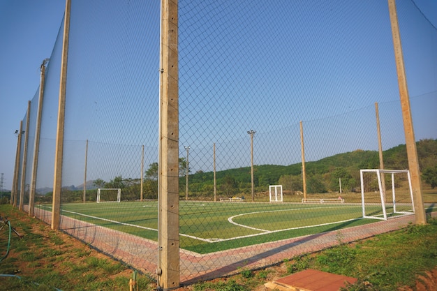 Futsal or small soccer, football court