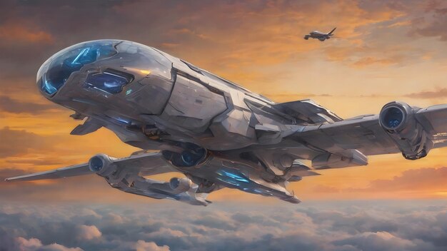 Future Aircraft Background Very Cool