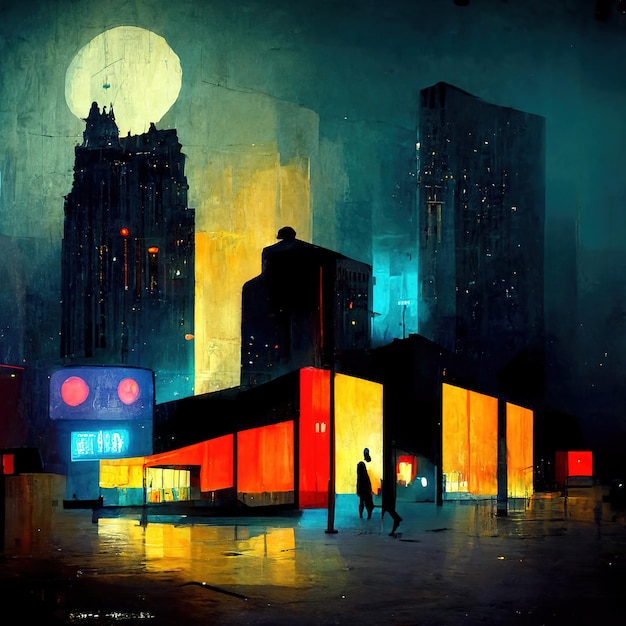 Future City Night