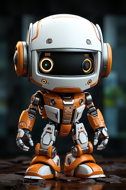 Future cute robot ai