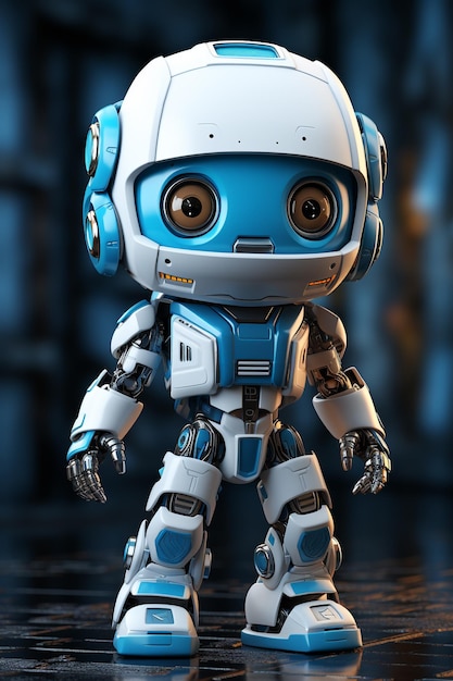 Future cute robot ai