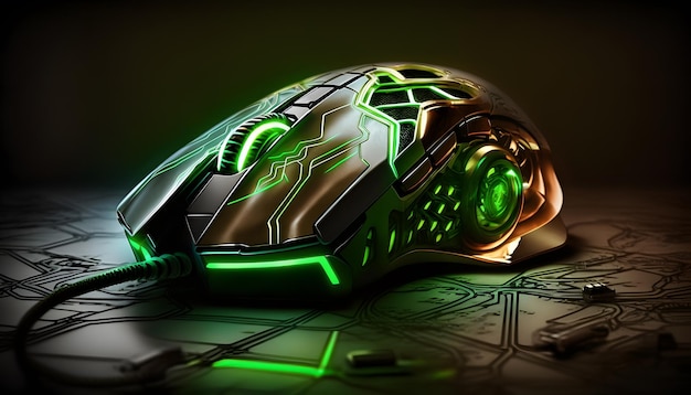 будущая кибер-игровая мышь