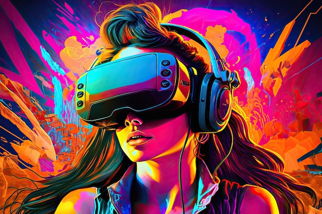 Future digital technology metaverse game and entertainment