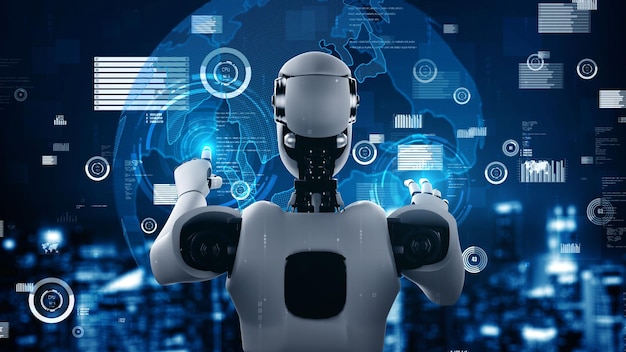 機械学習を活用したAIロボットヒューミノイドによる未来の金融テクノロジー制御