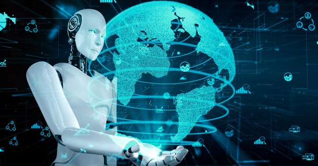 機械学習を活用したAIロボットヒューミノイドによる未来の金融テクノロジー制御