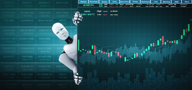 Future financial technology controlled by AI robot using machine learning