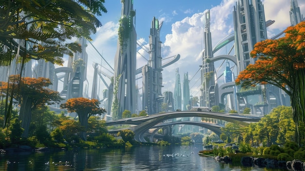 Future Metropolis A Solarpunk Vision of Mumbai in 2070