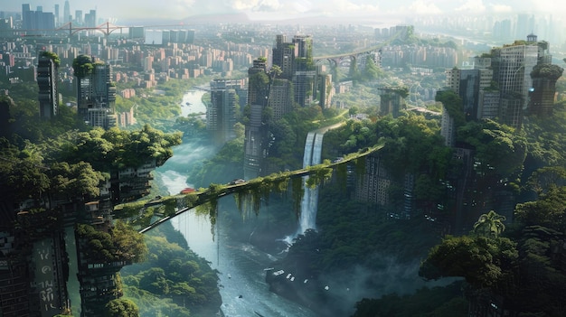 Future Metropolis A Solarpunk Vision of Mumbai in 2070