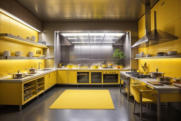 Future stake yellow cooking room