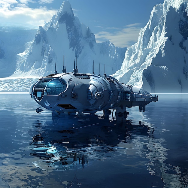 In a future where glaciers are melting alien cybernetics and oceanography merge to preserve Earths aquatic ecosystems