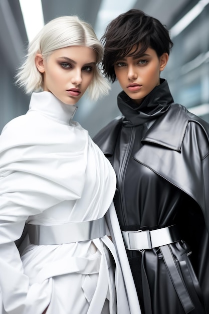 Futurism fashion models