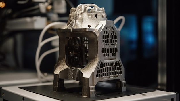 futuristic 3d printer technology Generative AI