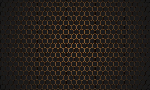 Футуристический 4K UHD шестиугольный сетчатый фон