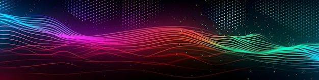 Futuristic abstract background with a gradient effect Generative AI