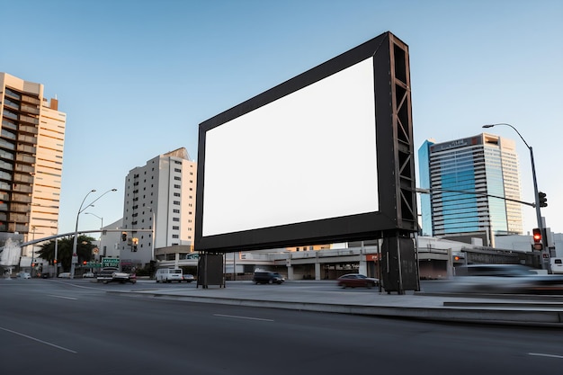 Futuristic Advertising Create a Blank Canvas for Your Next Billboard