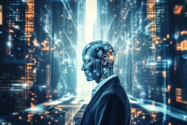 futuristic AI technology business