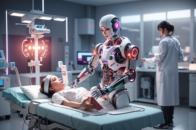 Futuristic AIDriven Robots Transforming Diagnosis Treatment Accuracy for Enhanced Patient Health