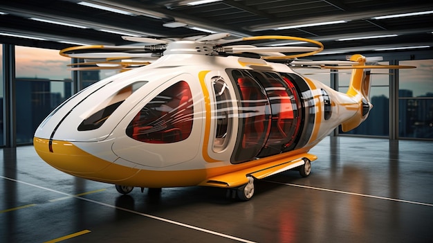 Futuristic air ambulances