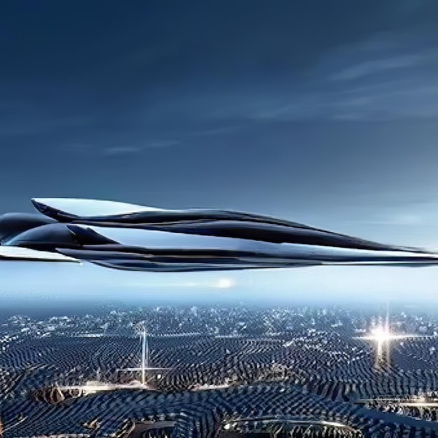 futuristic aircraft