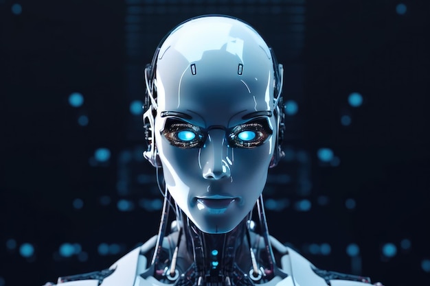 未来的な人工知能 デジタルヒューマノイド