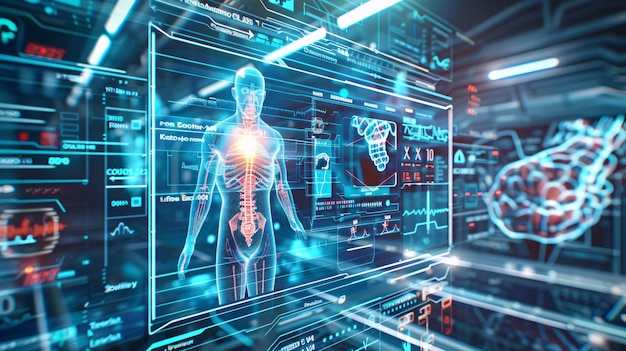 Futuristic artificial intelligence healthcare monitoring system