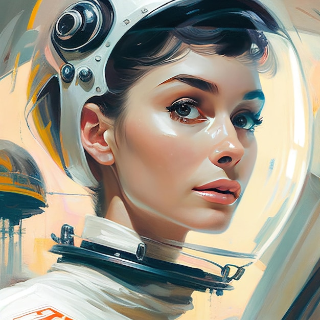 Futuristic Audrey Captivating Artistry