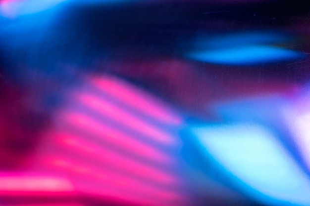 Photo futuristic background blur neon glow pink blue