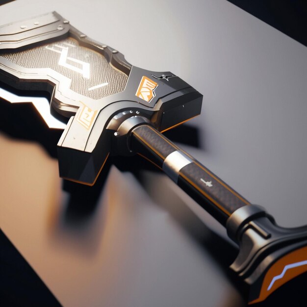 Futuristic Battle Axe